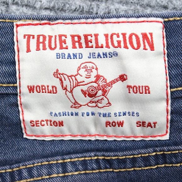 True Religion Charlie High Rise Flare Jeans Womens 27 Blue Stretch - Picture 9 of 12